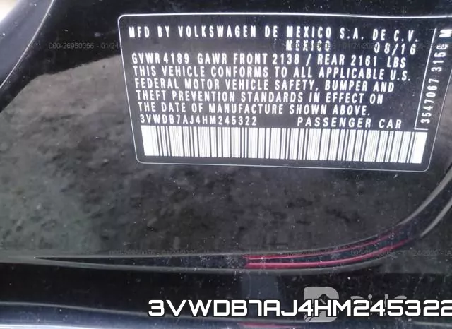 3VWDB7AJ4HM245322 фото 10
