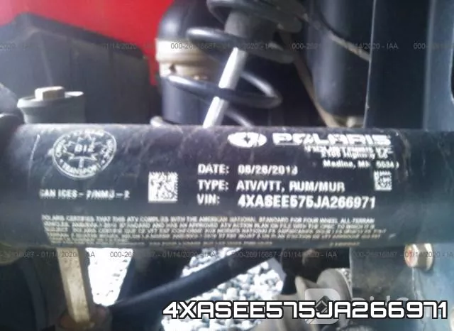 4XASEE575JA266971 фото 2