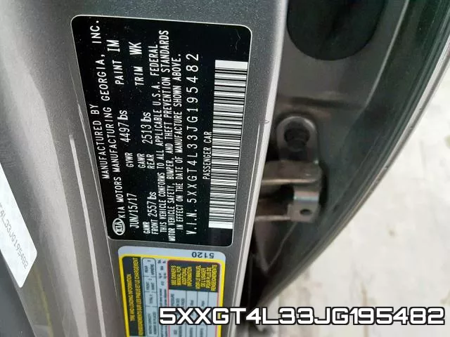 5XXGT4L33JG195482 фото 2