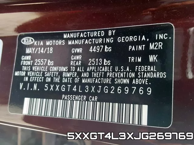 5XXGT4L3XJG269769 фото 2