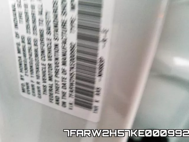 7FARW2H57KE000992 фото 2
