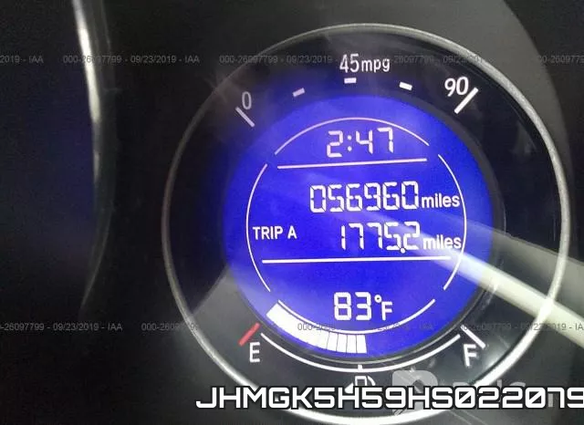 JHMGK5H59HS022079 фото 6