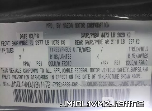 JM1GL1VM0J1311172 фото 10