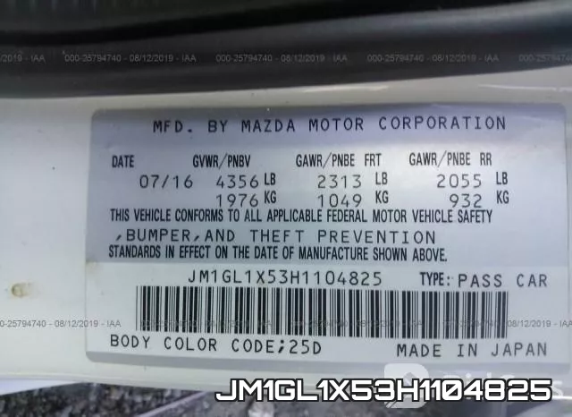 JM1GL1X53H1104825 фото 10