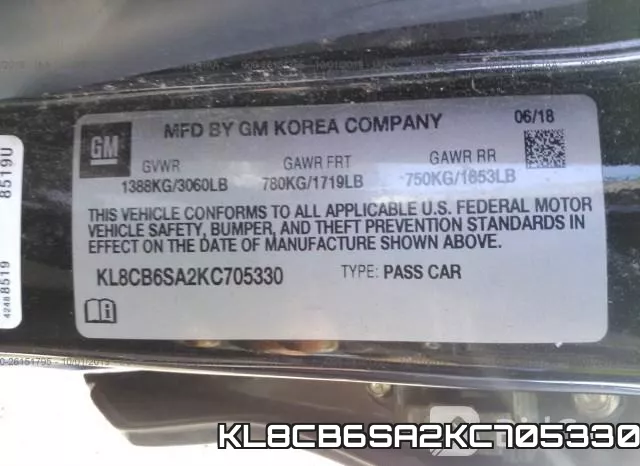KL8CB6SA2KC705330 фото 9