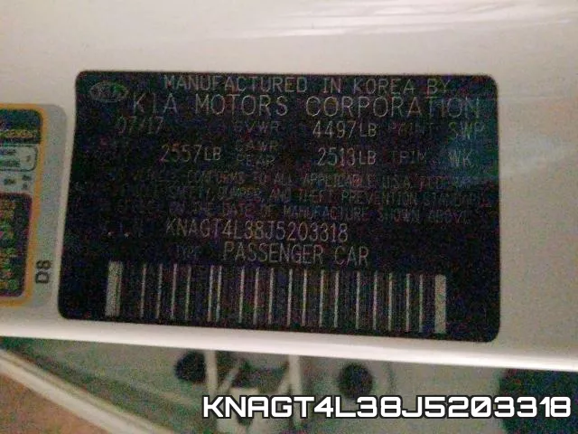 KNAGT4L38J5203318 фото 2