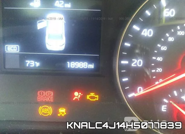 KNALC4J14H5077839 фото 7