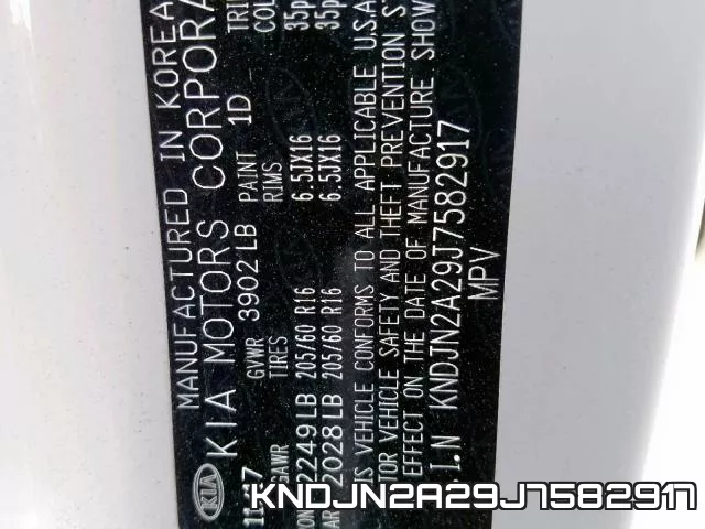 KNDJN2A29J7582917 фото 2