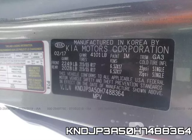 KNDJP3A50H7488364 фото 9