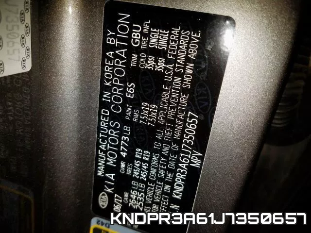 KNDPR3A61J7350657 фото 2