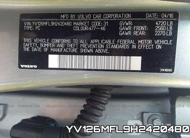 YV126MFL9H2420480 фото 10
