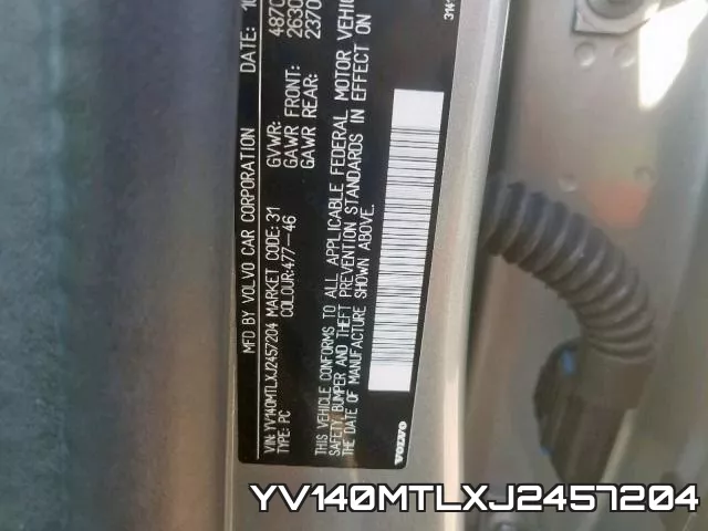 YV140MTLXJ2457204 фото 2