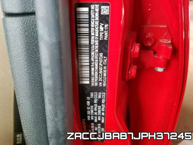 ZACCJBAB7JPH37245 фото 2