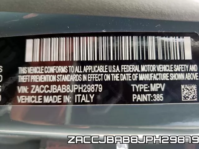 ZACCJBAB8JPH29879 фото 2