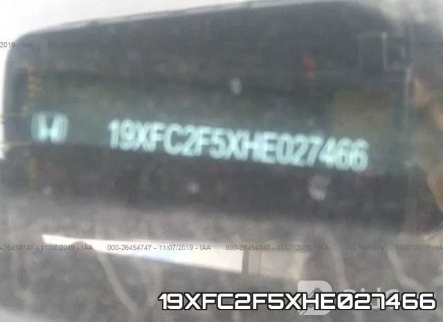 19XFC2F5XHE027466 фото 8