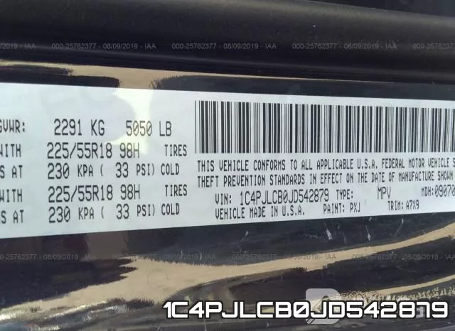 1C4PJLCB0JD542879 фото 8