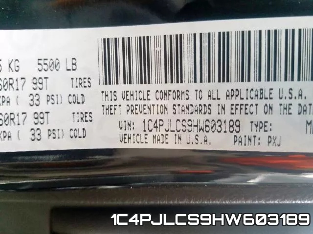1C4PJLCS9HW603189 фото 2