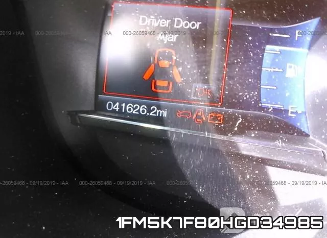 1FM5K7F80HGD34985 фото 8