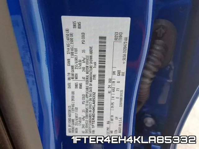 1FTER4EH4KLA85332 фото 2