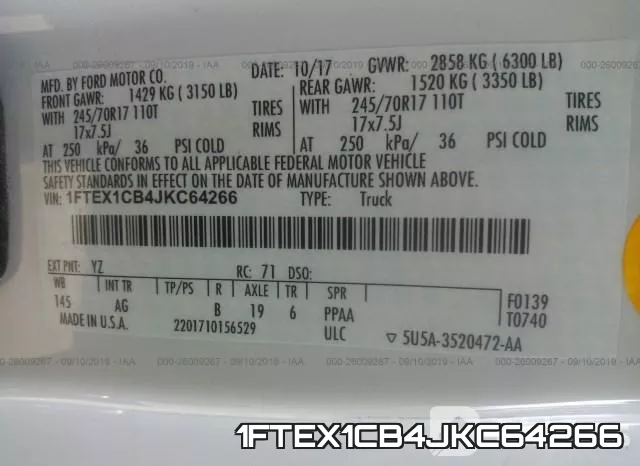 1FTEX1CB4JKC64266 фото 8