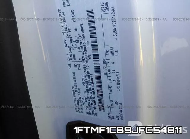 1FTMF1CB9JFC54811 фото 10