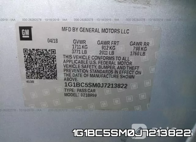 1G1BC5SM0J7213822 фото 9