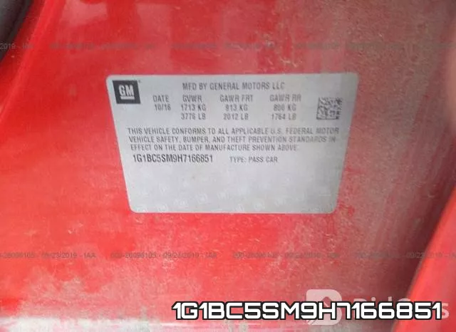 1G1BC5SM9H7166851 фото 9