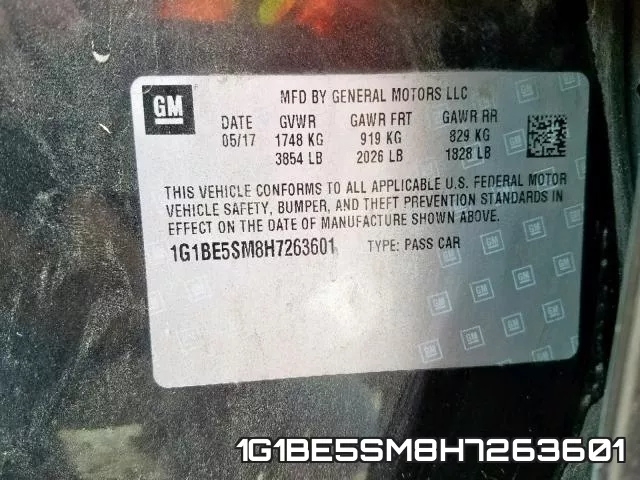 1G1BE5SM8H7263601 фото 2