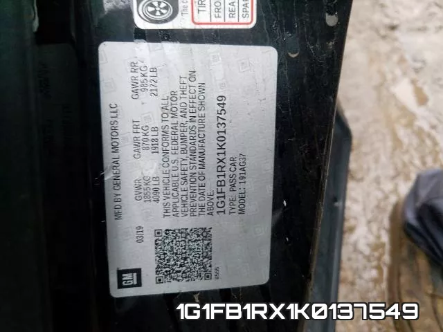 1G1FB1RX1K0137549 фото 2