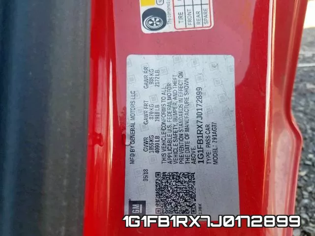 1G1FB1RX7J0172899 фото 2