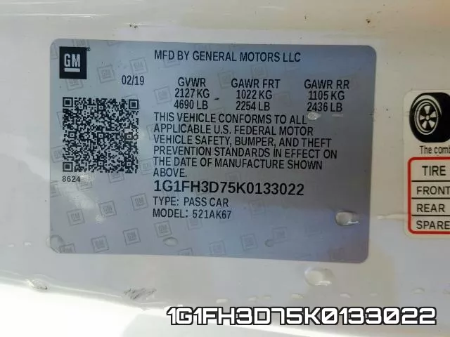 1G1FH3D75K0133022 фото 2