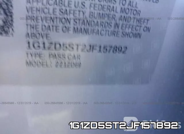 1G1ZD5ST2JF157892 фото 7