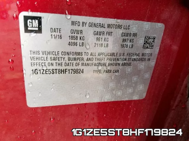 1G1ZE5ST8HF179824 фото 2