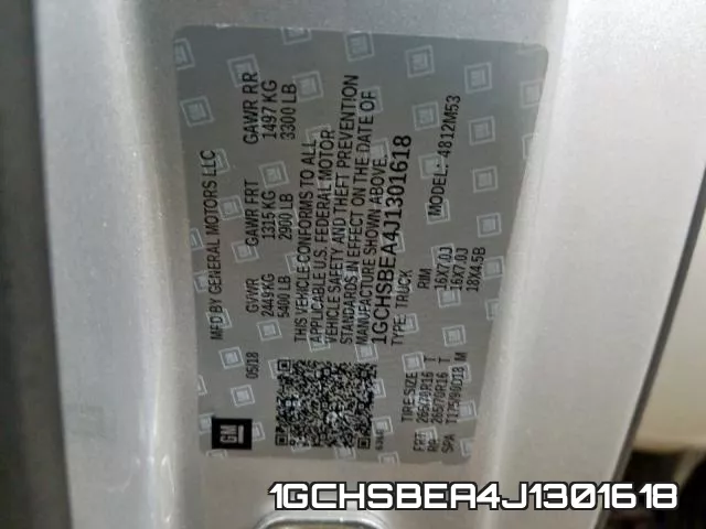 1GCHSBEA4J1301618 фото 2