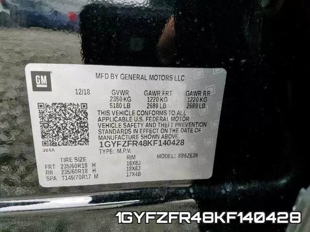 1GYFZFR48KF140428 фото 2