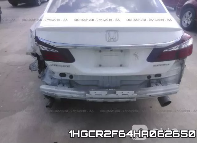 1HGCR2F64HA062650 фото 7