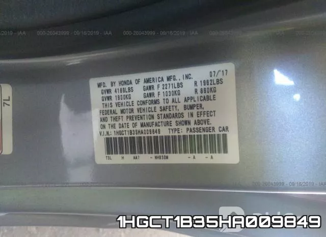 1HGCT1B35HA009849 фото 10