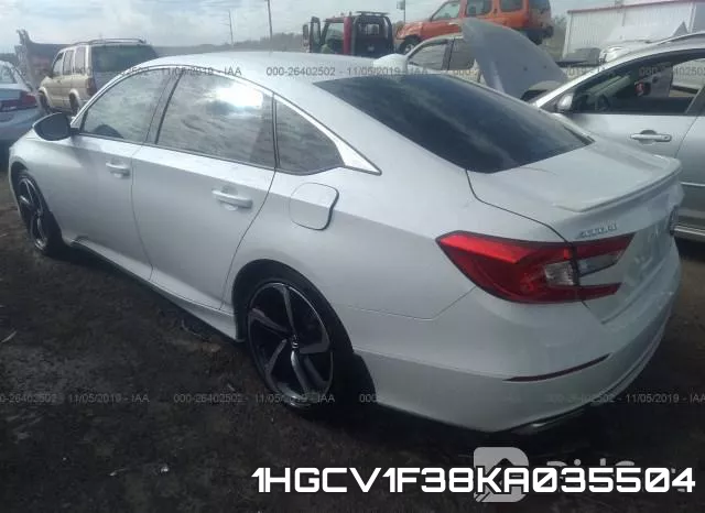 1HGCV1F38KA035504 фото 4
