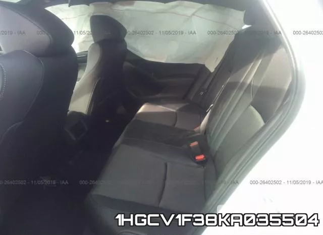 1HGCV1F38KA035504 фото 8