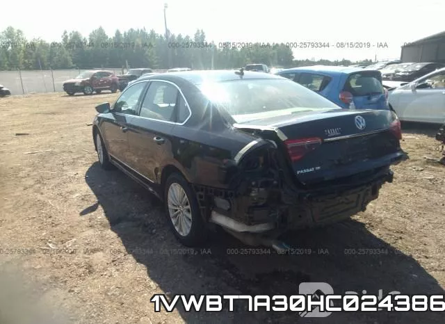 1VWBT7A30HC024386 фото 3