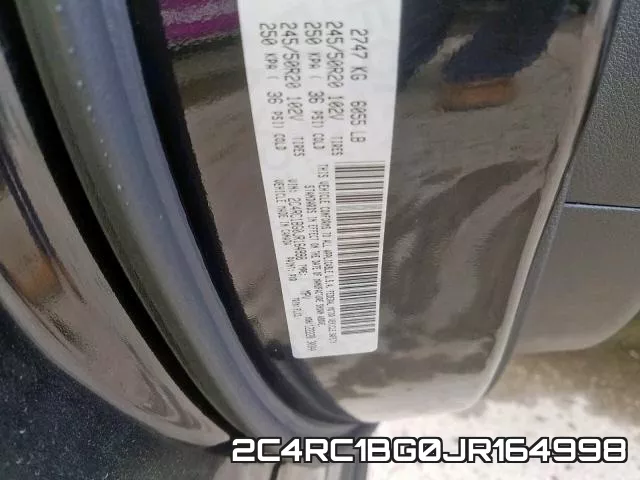 2C4RC1BG0JR164998 фото 2