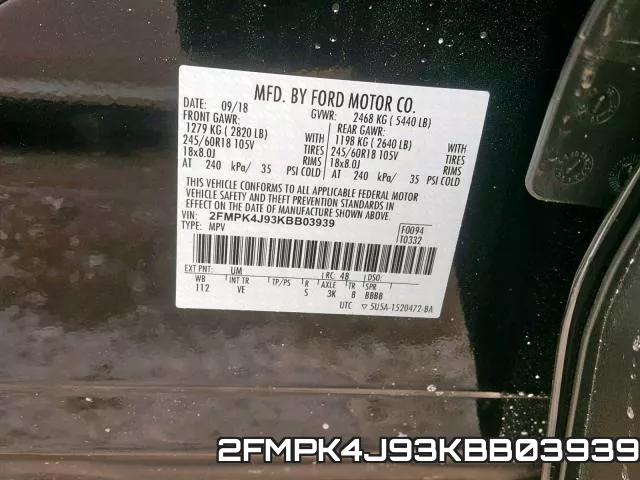 2FMPK4J93KBB03939 фото 2