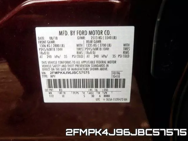 2FMPK4J96JBC57575 фото 2