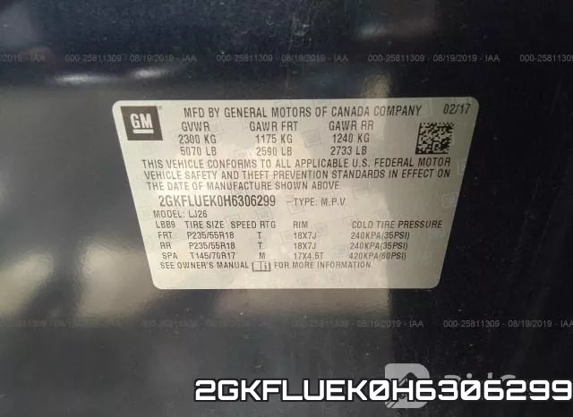 2GKFLUEK0H6306299 фото 8