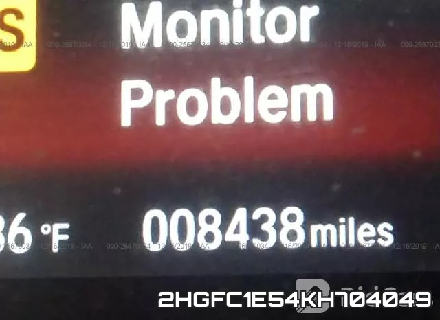 2HGFC1E54KH704049 фото 7