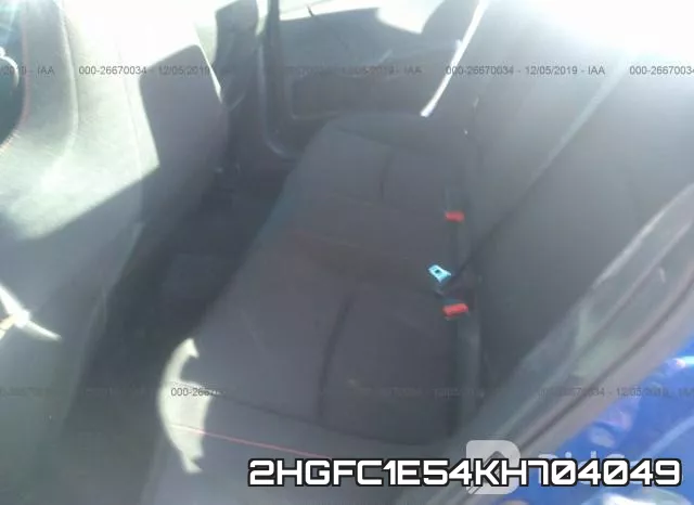 2HGFC1E54KH704049 фото 8