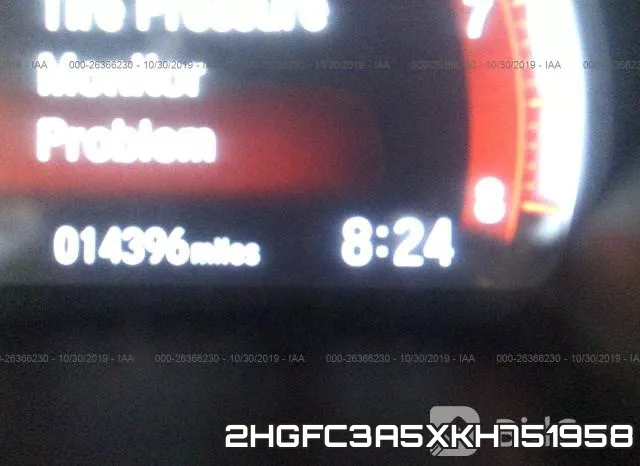 2HGFC3A5XKH751958 фото 7