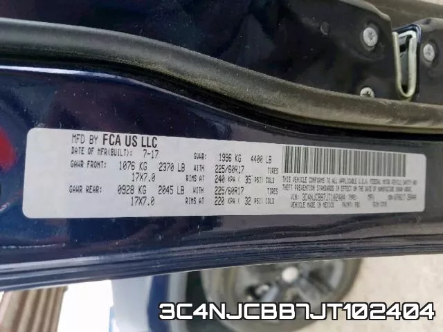3C4NJCBB7JT102404 фото 2