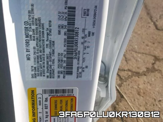 3FA6P0LU0KR130812 фото 2