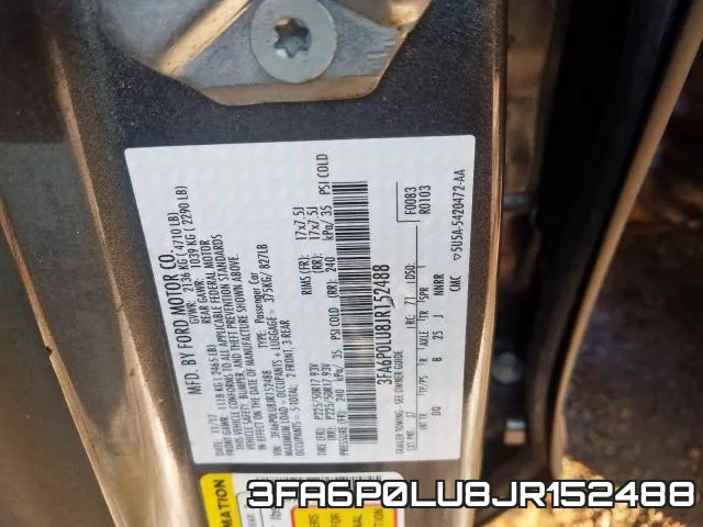 3FA6P0LU8JR152488 фото 2